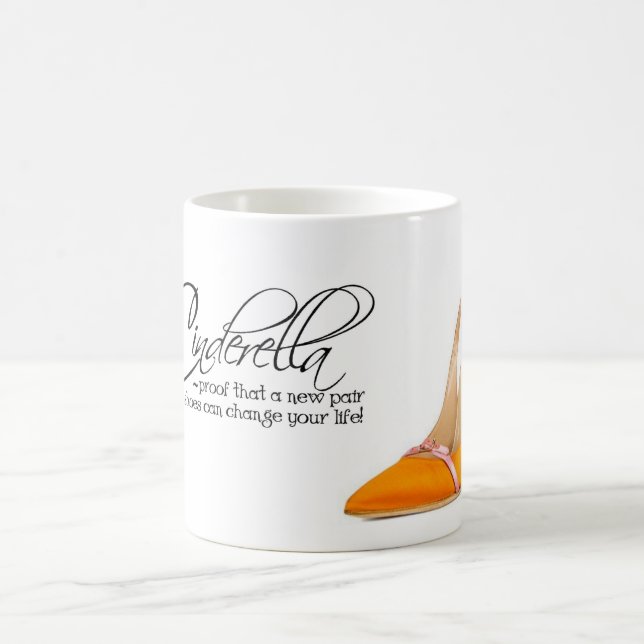 Coffee Mug Cendrillon Orange Chaussures Citation T (Centre)