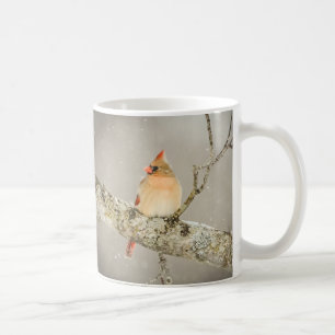 Coffee Mug d'oiseaux cardinal d'hiver