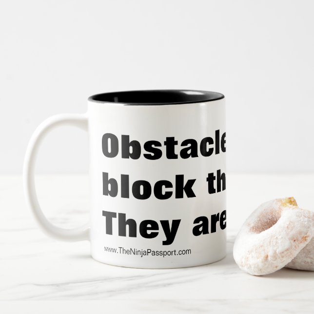 Coffee Mug du guerrier de Ninja (Avec donut)