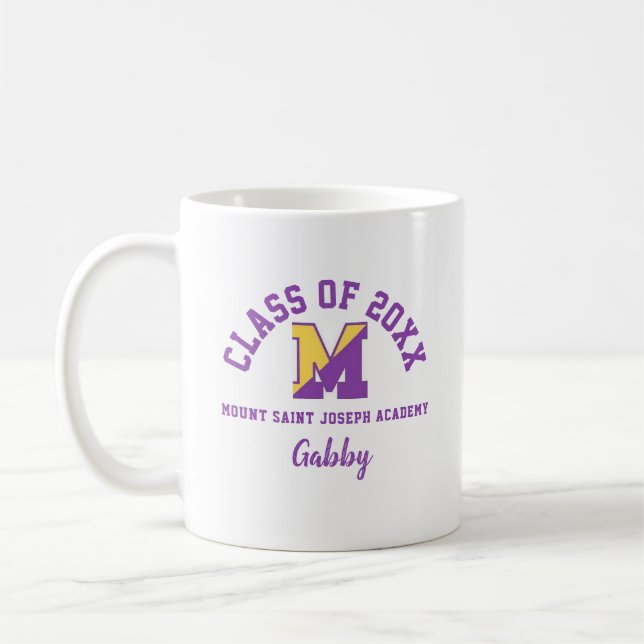 Coffee Mug Mount Saint Joseph Academy, Thé, Coupe (Gauche)