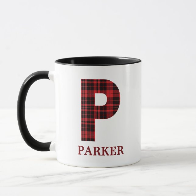 Coffee Mug P de café personnalisé (Gauche)