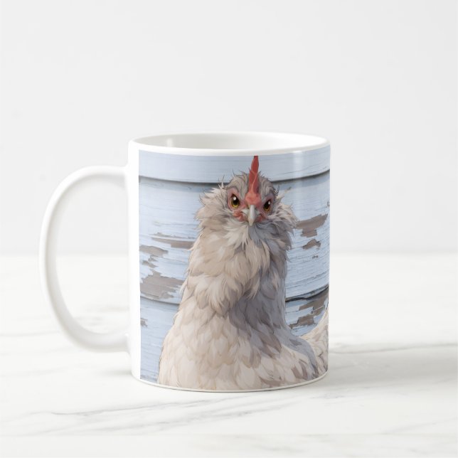 Coffee Mug Two Chickens Mug (Gauche)