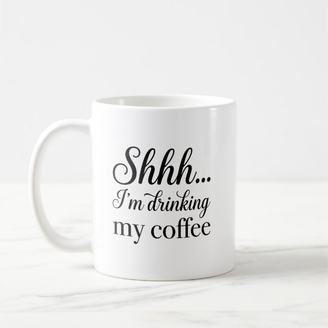 Coffee Mug Unique Gift for coffee lovers  (Gauche)