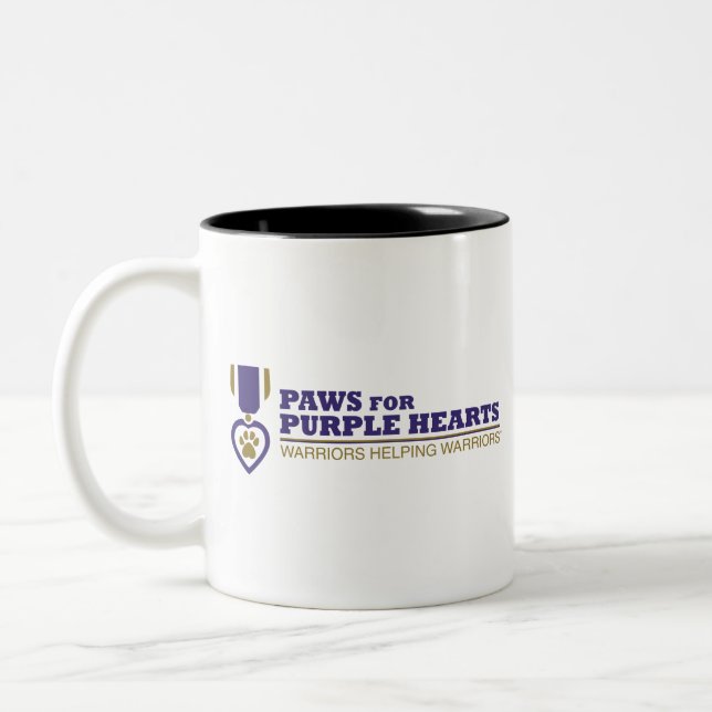 Coffee Mug - White w Color Logo (Gauche)
