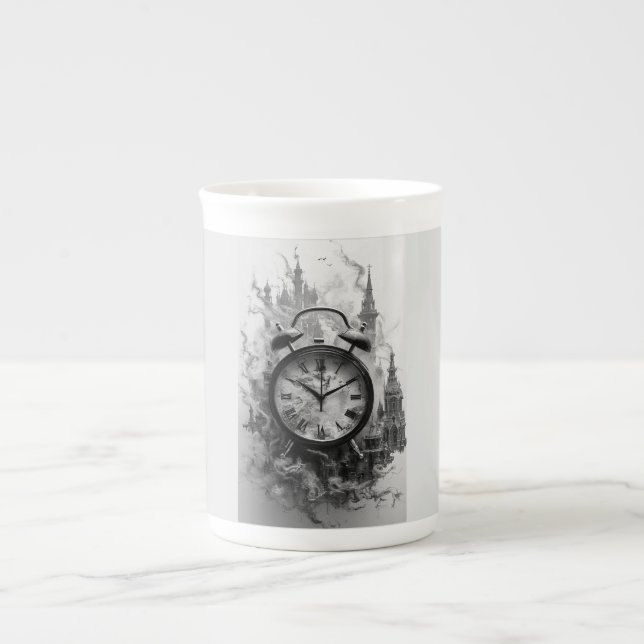 Coffee Mug with a Humorous Digital Design (Devant)