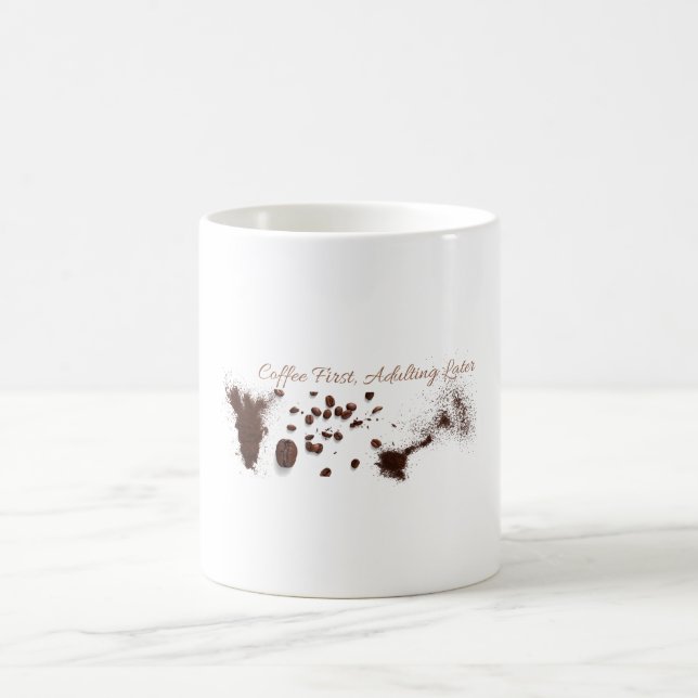 Coffee Mug with Design. (Centre)