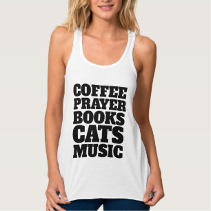 COFFEE PRAYER CATS MUSIQUE, T-Shirts chrétiens