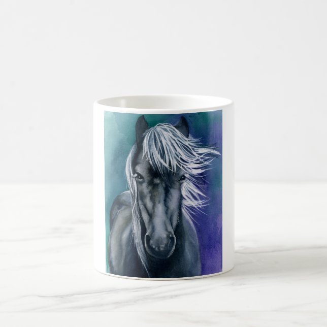 Coffee Tea Hot Cocoa Horse Mug Cup Équestre (Centre)