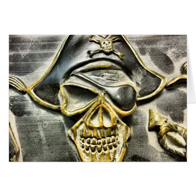 Coffre au Trésor de Pirate Jolly Roger (Devant horizontal)