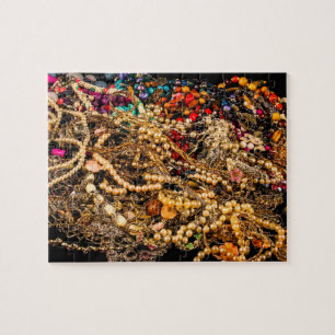 Coffre au trésor des bijoux puzzle de 110 morceau