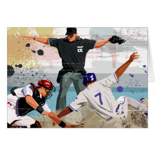 Coffre-fort de joueur de baseball au marbre