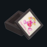 Coffret A Bijoux L'anniversaire mignon d'art de poupée de chiffon<br><div class="desc">Amour de joyeux anniversaire de filles vous poupée de chiffon avez appelé la boîte de souvenirs. Vous pouvez customiser/personnalisez ces boîtes avec votre propre message ou le nom, lit actuellement le joyeux anniversaire Mandy. Idéal à donner rempli de cadeau spécial comme des bijoux mis à l'intérieur. Peinture unique d'art de...</div>