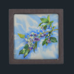 Coffret A Bijoux peinture à l'aquarelle de bleuet<br><div class="desc">Romantique Blueberry Watercolor peinture - belle aquarelle impressionnante inspirée par H Cooper</div>