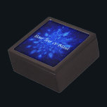 Coffret A Bijoux Snowburst<br><div class="desc">A wintry theme featuring a swarm of blue fractal snowflakes.</div>