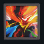 Coffret A Bijoux Tableau Abstrait de Serdar Hizli<br><div class="desc">Peinture Abstraite contemporaine de Serdar Hizli</div>