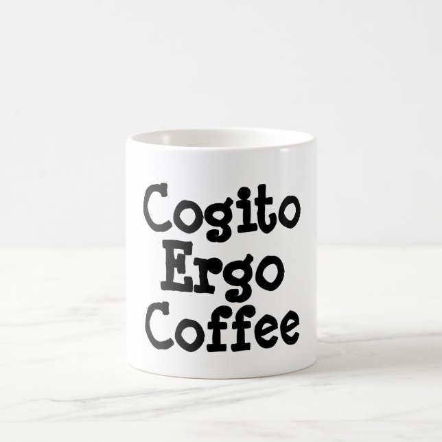 Cogito Ergo café Mug (Centre)