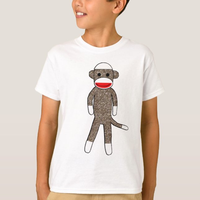 Cognez le singe par le T-shirt d'enfants de (Devant)