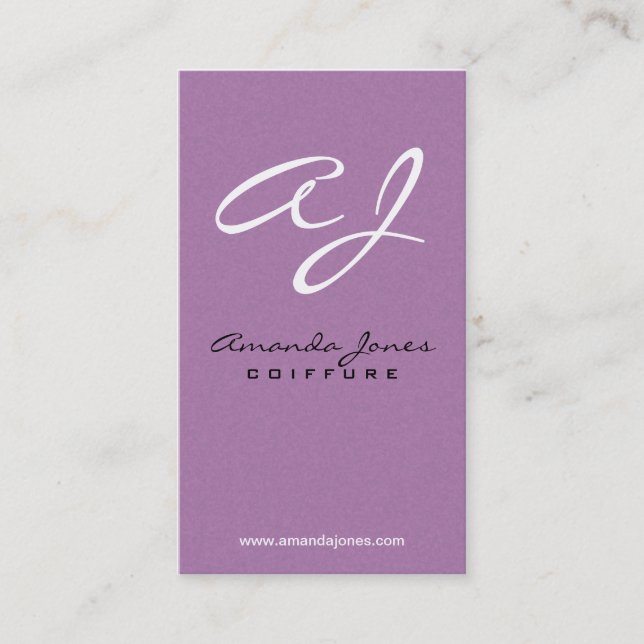 Coiffeur - cartes de visite (Devant)
