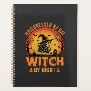 Coiffeur de jour sorcière de nuit Design Halloween