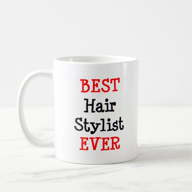 coiffeur, meilleur jamais Mug (Gauche)