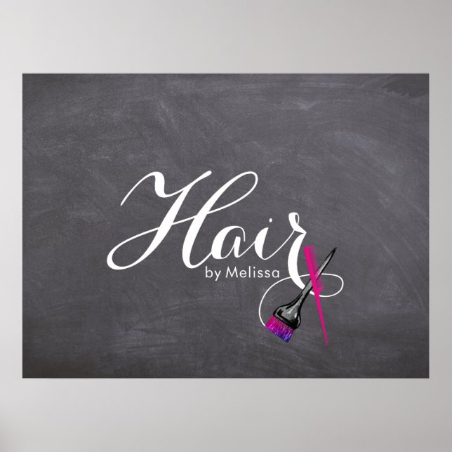 Coiffeur Tableau de Menu Moderne (Devant)