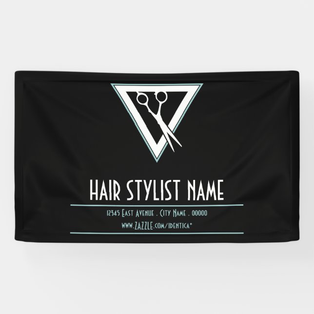 coiffeur tri ciseaux bannière (Horizontal)