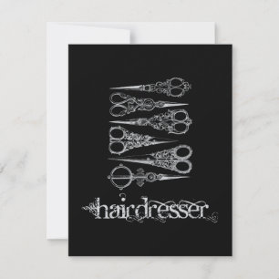 Coiffeur vintage Ciseaux classiques