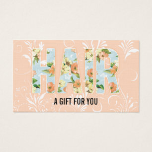 coiffeuse coiffeuse styliste carte cadeau certific