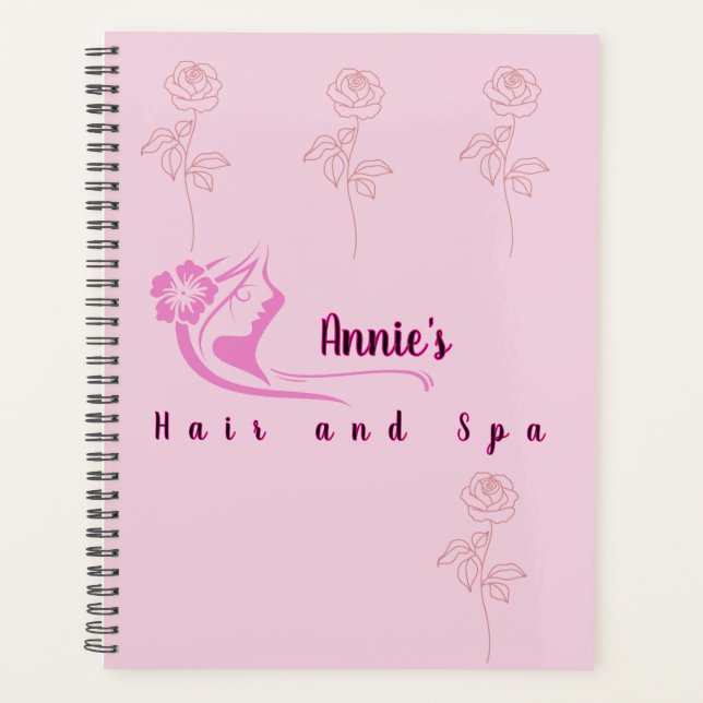 Coiffeuse personnalisée rose rosePlanner (Devant)