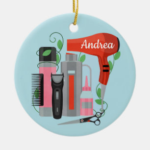 Coiffure Styliste Ornement céramique