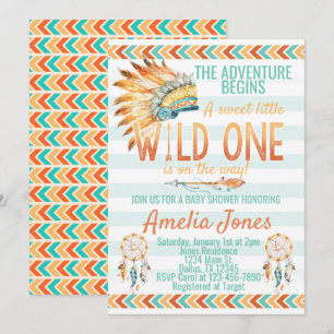 Coiffure tribale Anniversaire Fête Invitation Oran