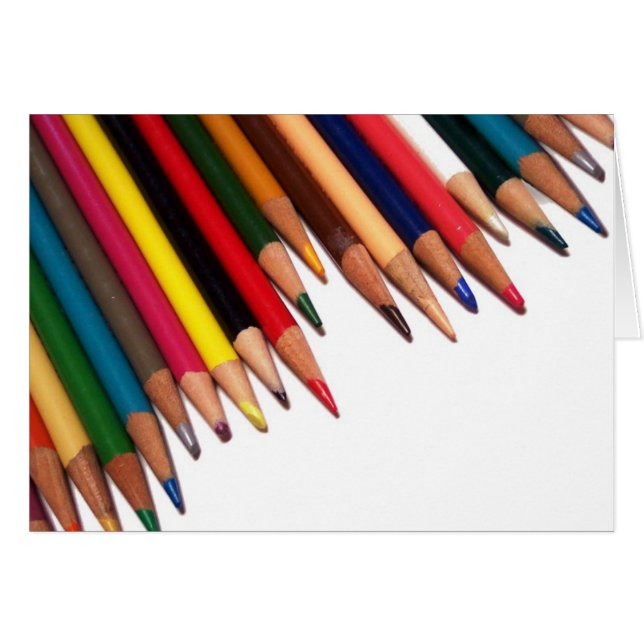 Coin crayon coloré (Devant horizontal)