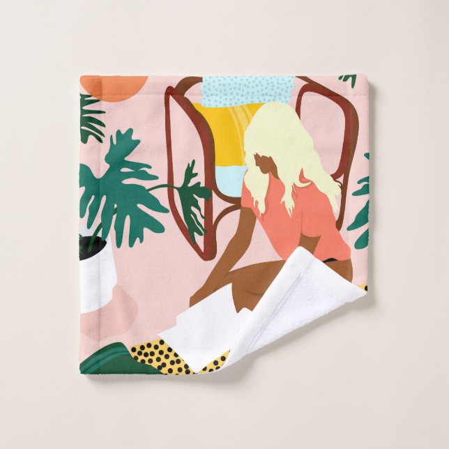 Coin de lecture chic (Gant de toilette)