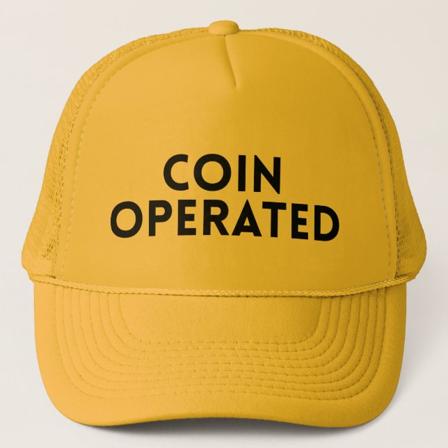 COIN OPÉRÉ fun ironique slogan casquette (Devant)