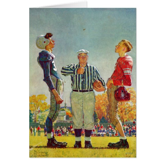 Coin Toss par Norman Rockwell (Devant)