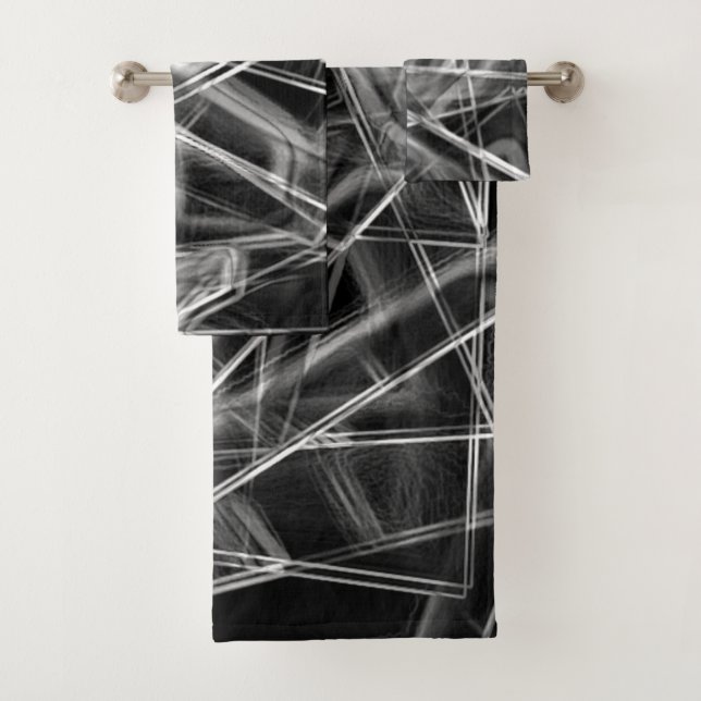 coins carré épais en gris sur noir (En situation)