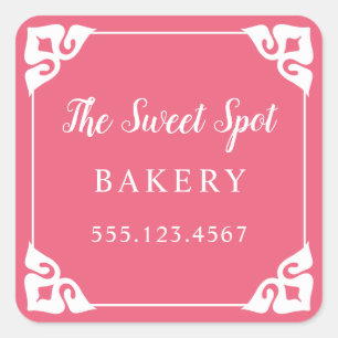 Coins fantaisie Étiquettes de l'autocollant couleu