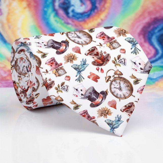 Col cravate à motif classique Wonderland (Créateur téléchargé)