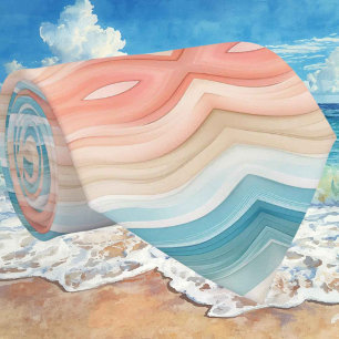 Col cravate à rayures aquarelle sur le thème de la