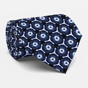 Col cravate bleu électrique