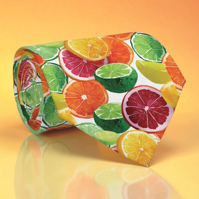 Col cravate de fruits d'été de saison de Citrus (Créateur téléchargé)