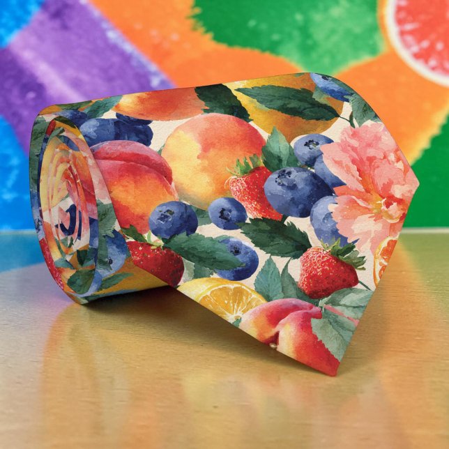 Col cravate de fruits d'été saisonniers (Créateur téléchargé)
