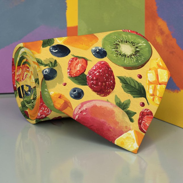 Col cravate de fruits d'été saisonniers (Créateur téléchargé)