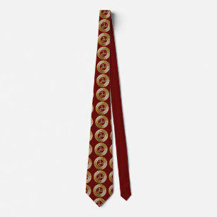 Col cravate dorée premium Sicilia (symbole de la T