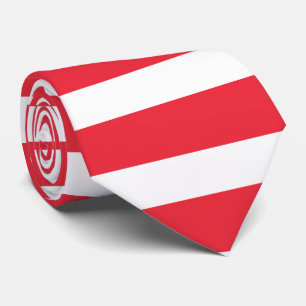 Col cravate drapeau Autriche