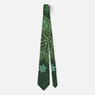 Col cravate - Élégance Paisley Classique