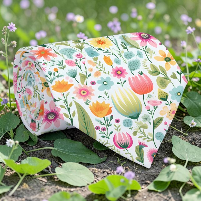Col cravate florale printanière saisonnière (Créateur téléchargé)
