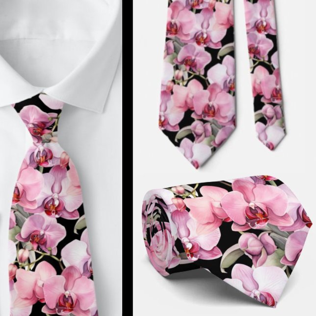 Col cravate formel Premier Pink Orchid (Créateur téléchargé)