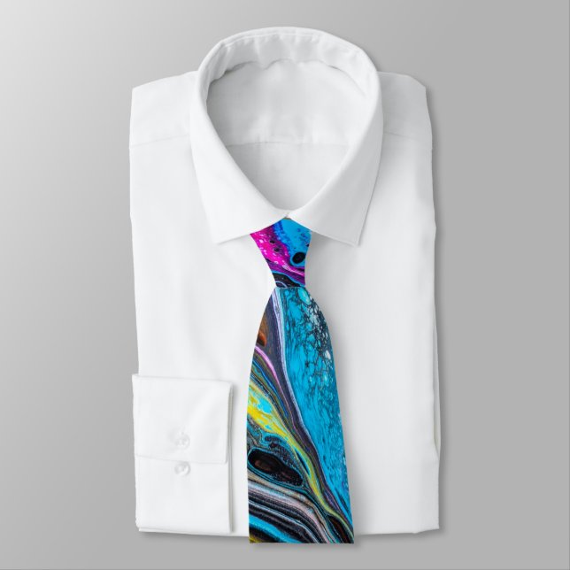 Col cravate homme Blue Hot Lava (Attaché)