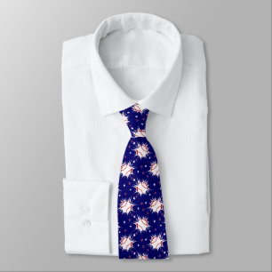 Col cravate homme impression baseball